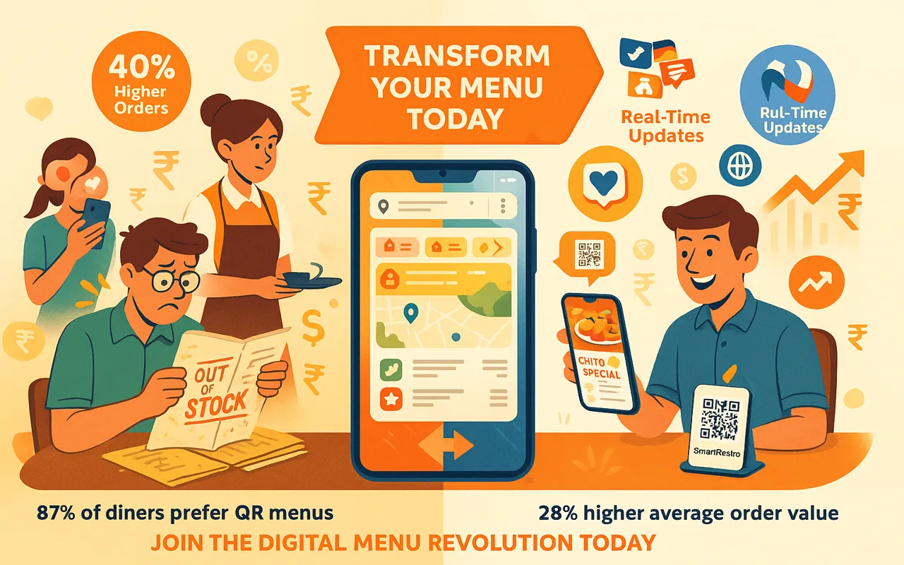 Ditch the Paper: Why Your Restaurant Needs a Digital QR Menu Today!